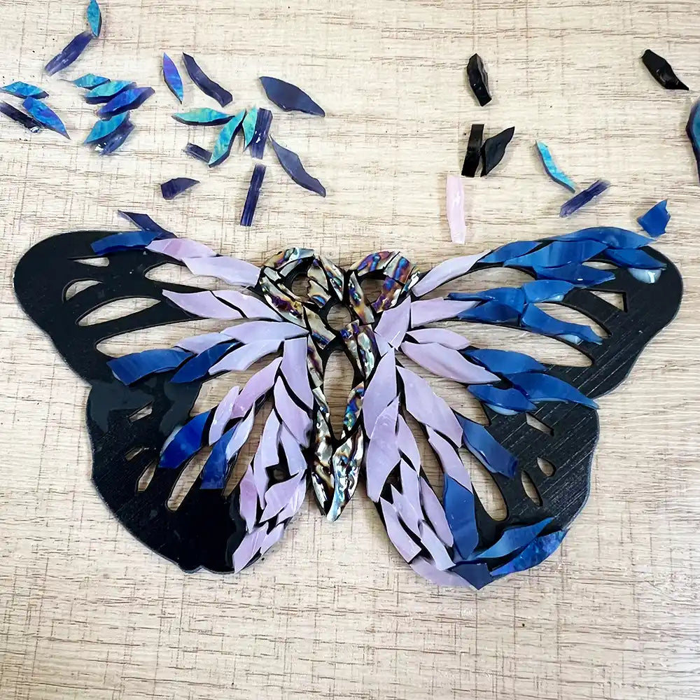 Iridescent Moth Mosaic Kit
