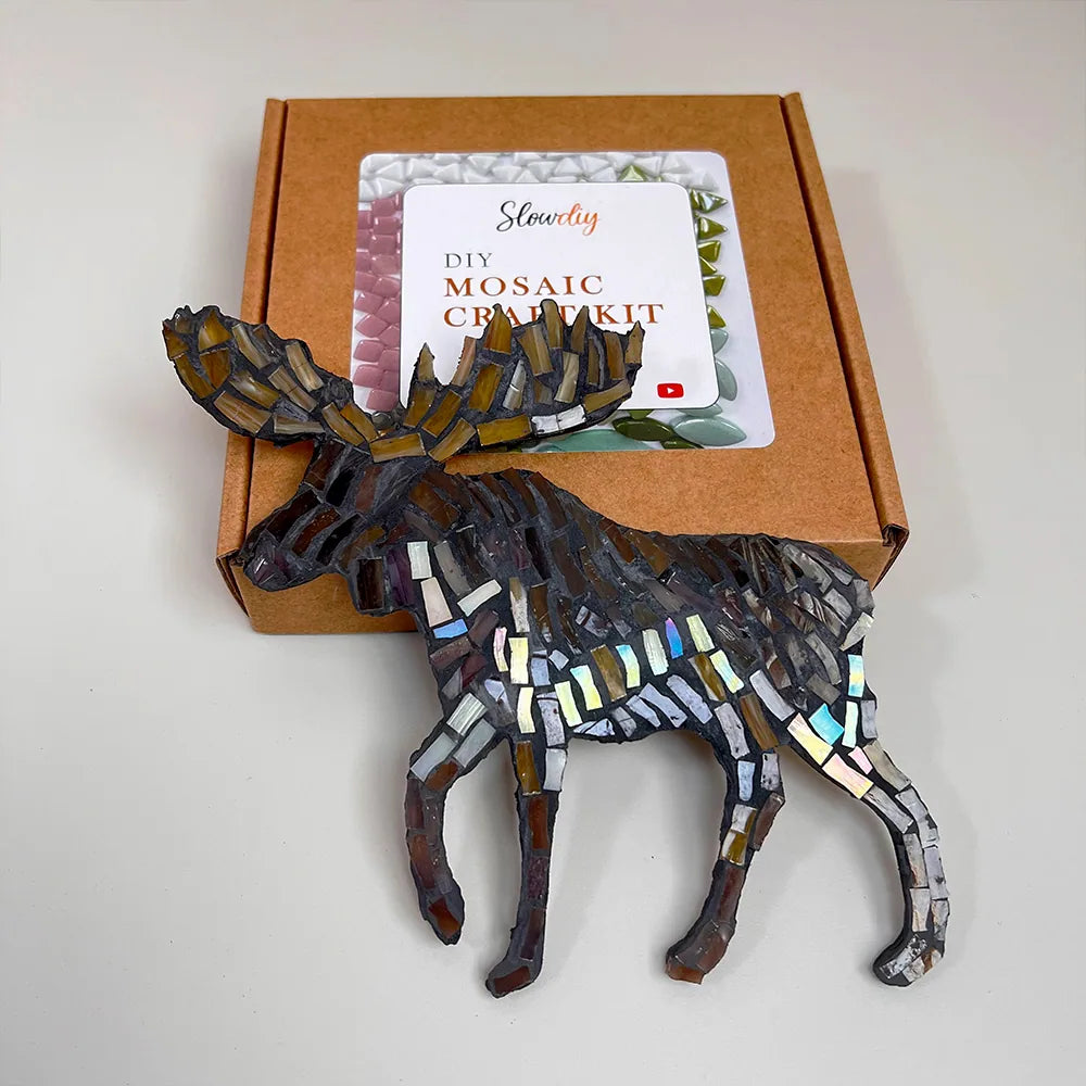 DIY Glass Mosaic Moose Kit