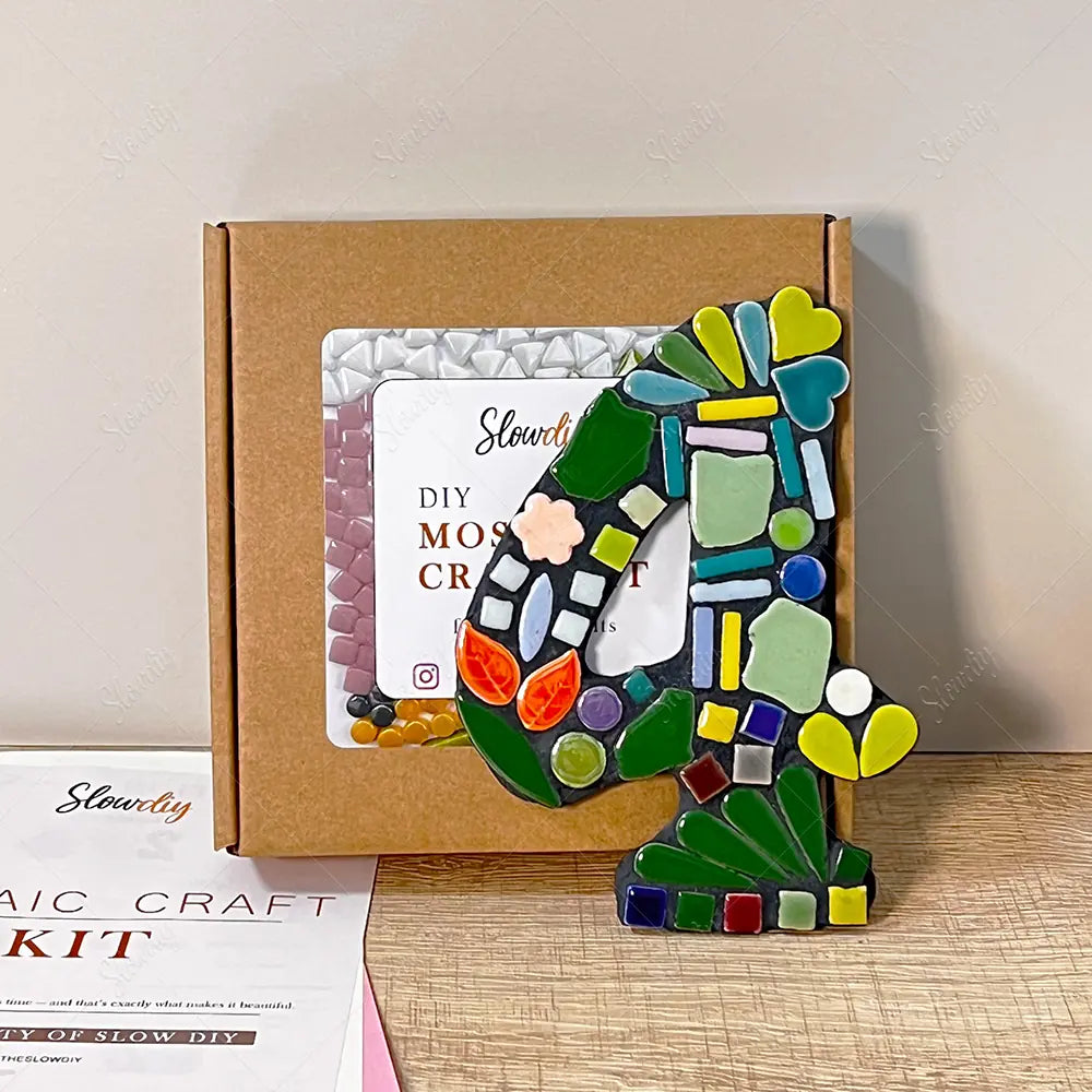 Mosaic House Number Art Kits Number 4