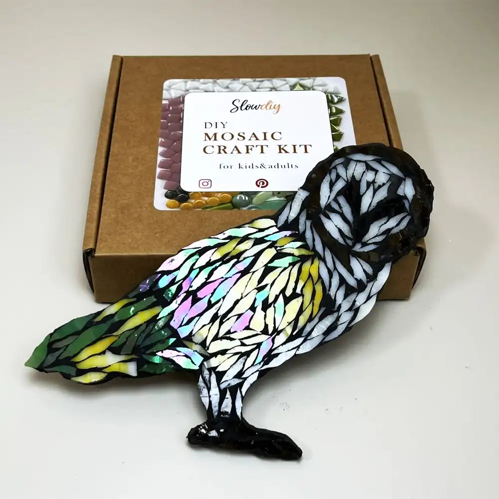 Owl Glass Mosaic Art kit